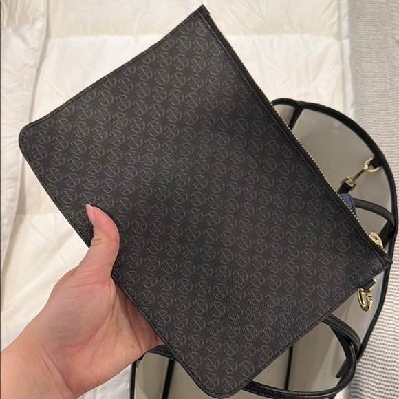 Anine Bing Charcoal Patterned Tote - Picture 5 of 13